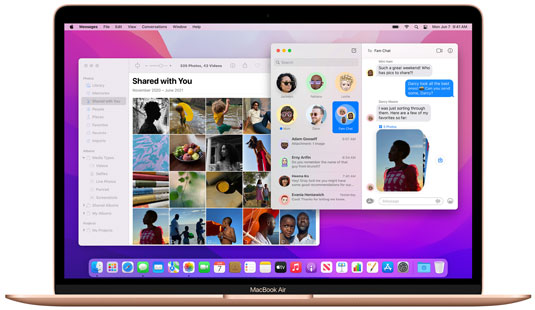 macOS Monterey on MacBook Air