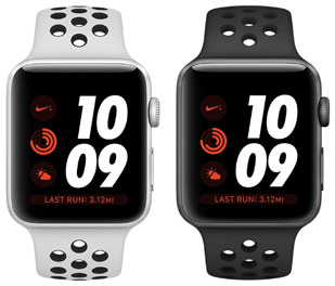 Apple Watch Series 3, Nike+, GPS, 42 mm