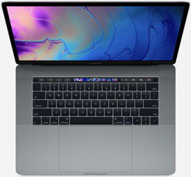 Apple MacBook Pro True Tone 15-Inch Mid-2018 (Touch Bar, 4 Thunderbolt 3 Ports)