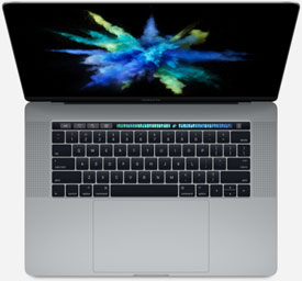 Apple MacBook Pro Retina 15-Inch Mid-2017 (Touch Bar, 4 Thunderbolt 3 Ports)