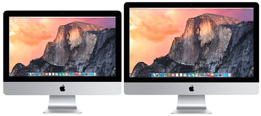 21.5 Inch and 27 Inch Retina iMac Models