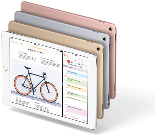 9.7" iPad Pro Color Options - Silver, Gold, Space Gray, Rose Gold