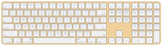 iMac 2021 M1 Keyboard with Touch ID and Numeric Keypad