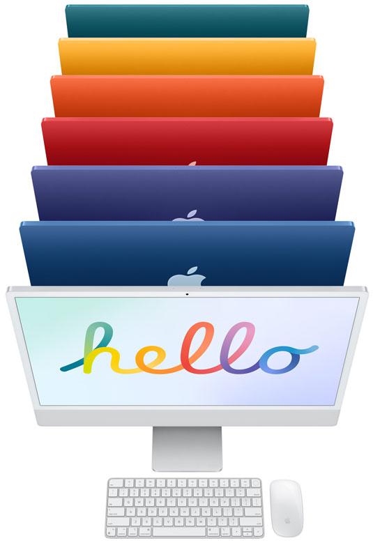 Colorful Apple Silicon iMac