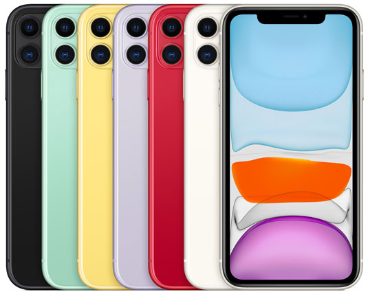 iPhone 11 Color Options
