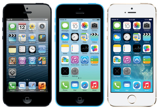 Apple iPhone 5, iPhone 5c, and iPhone 5s