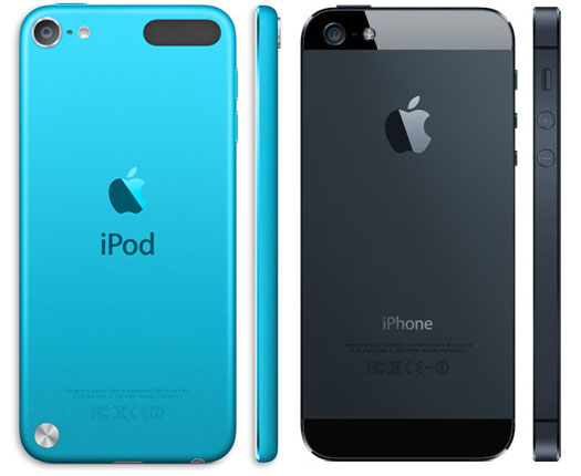 What colors are available for the iPod Touch fifth generation?