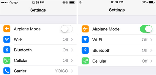 iOS 7 Turning Off Antennas, Airplane Mode to Save Battery Life