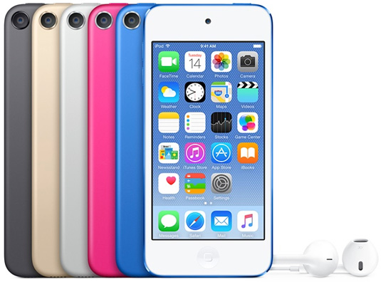 iPod touch 6th Gen Color Options