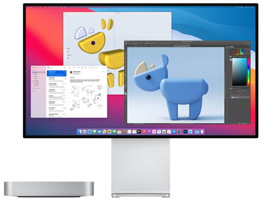 Apple Mac mini and Pro Display XDR