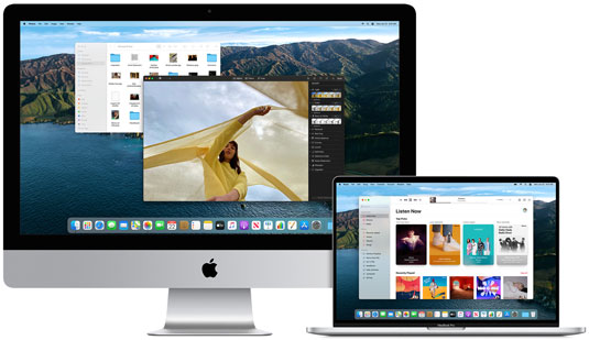 macOS Big Sur on iMac and MacBook Pro
