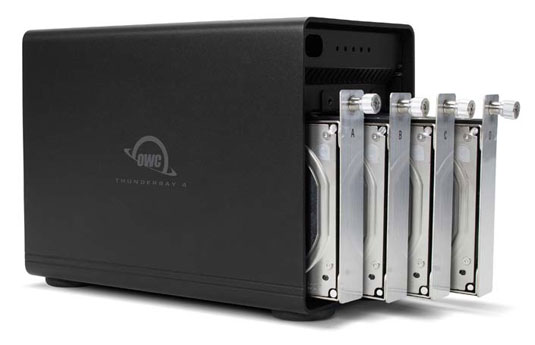 Lacie 2bg and OWC Thunderbay 4