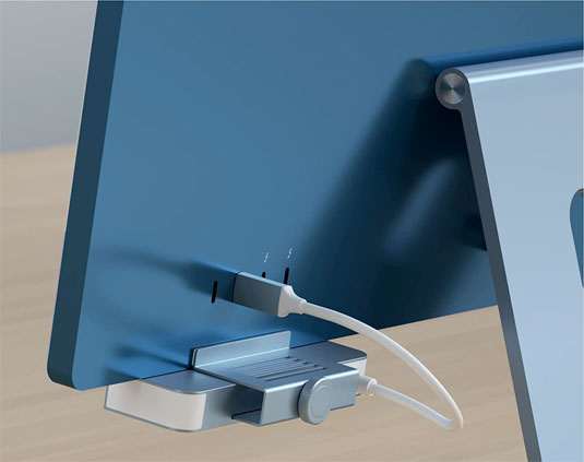 Satechi USB-C Clamp Hub - Rear