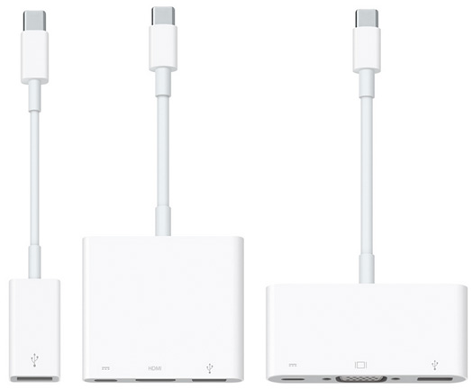 Retina MacBook USB-C Adapters