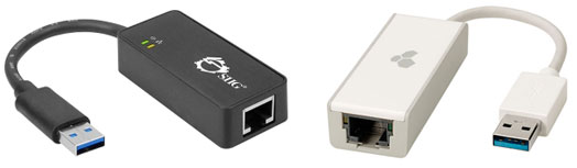 Mac USB 3 to Gigabit Ethernet Adapters