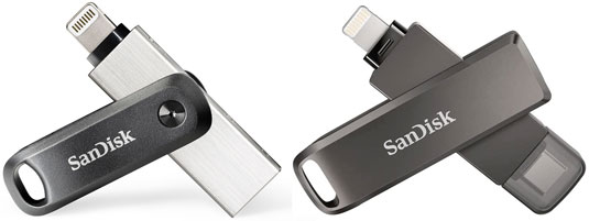 SanDisk iXpand Go and iXpand Luxe